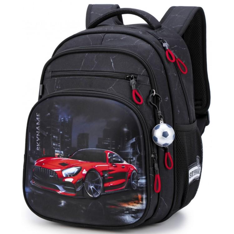 Школьный рюкзак для мальчика Winner One SkyName Красная машина 7-10 лет (R3-275)