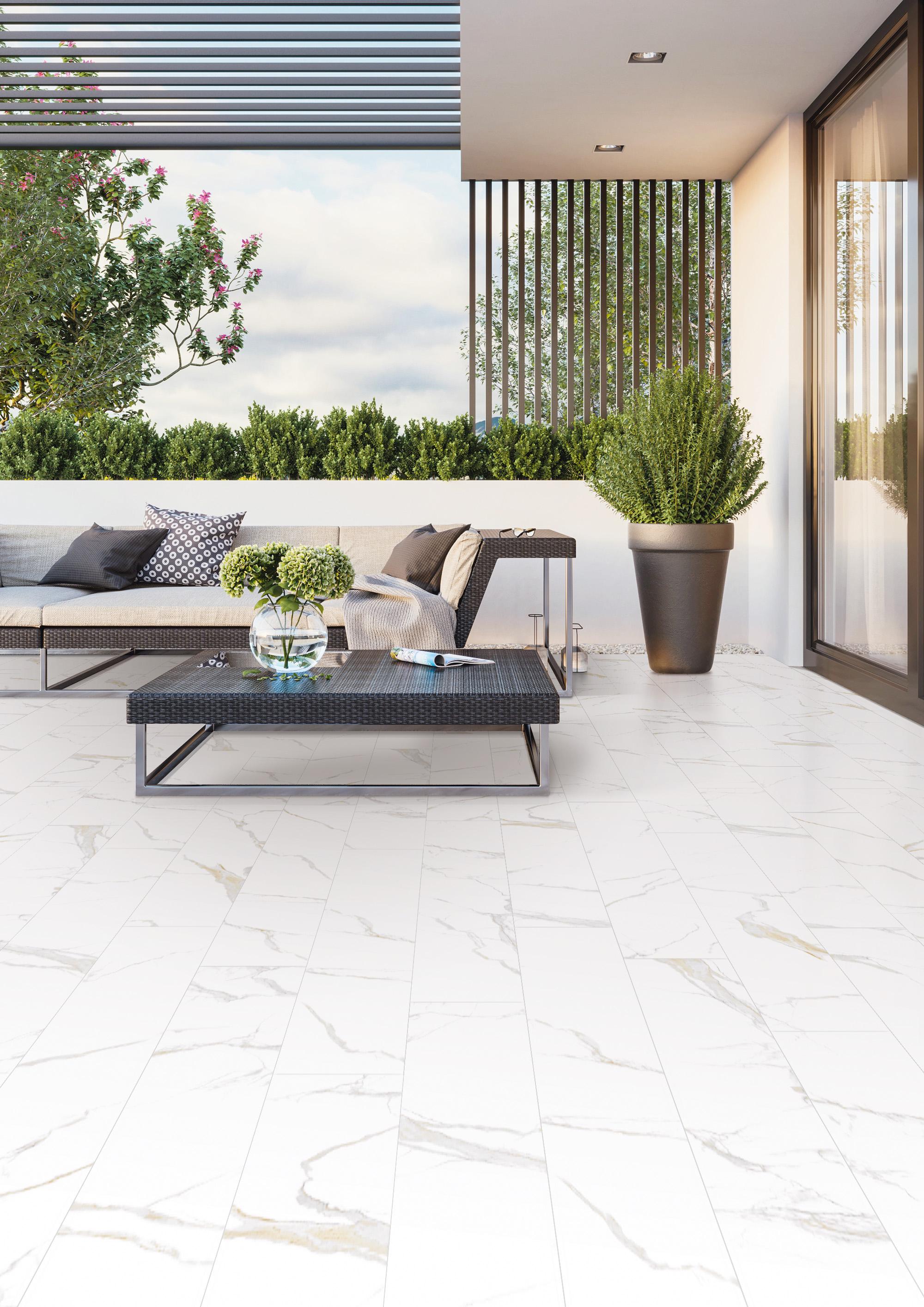 Керамічна плитка полірована Classic Carrara Gold Anka Toprak 59,7x119,7x1 см Білий (12915159) - фото 3