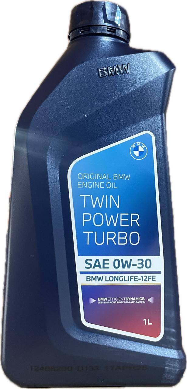Моторное масло BMW TwinPower Turbo Longlife-12FE 0W-30 1 л (83215A1C740)