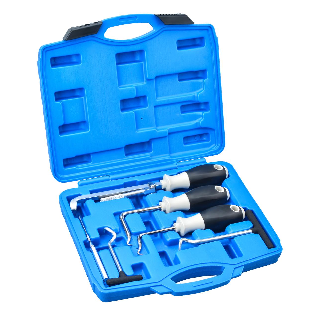 Набор крючков для демонтажа уплотнительных колец и сальников Rewolt T5915 6 пр.