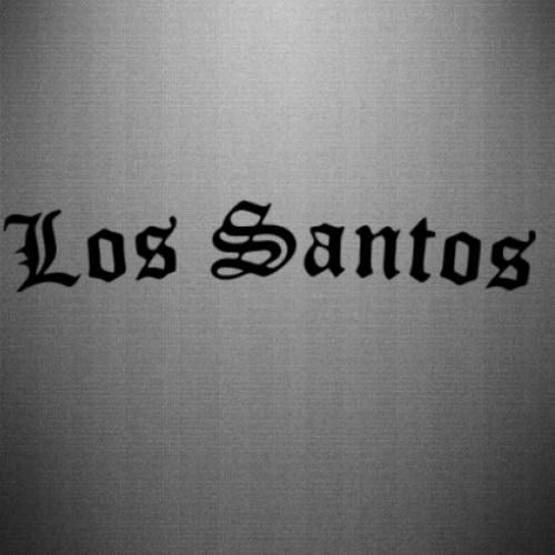Наклейка Los Santos 50x8,6 см Черный (21563525)