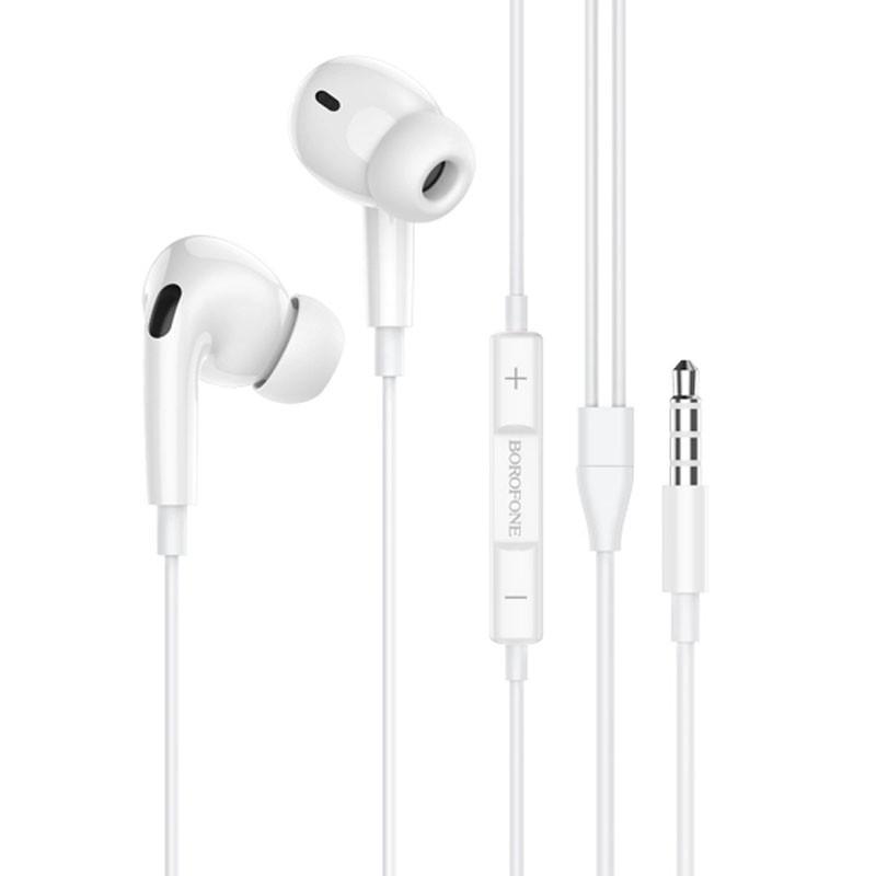 Навушники провідні вакуумні стерео Borofone BM80 Pro 1,2 м White (00000060133_1) Навушники провідні вакуумні стерео Borofone BM80 Pro 1,2 м White (00000060133_1)