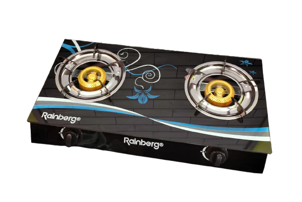 Газова плита з нержавіючої сталі Rainberg RB-2231 на 2 конфорки (37458468)