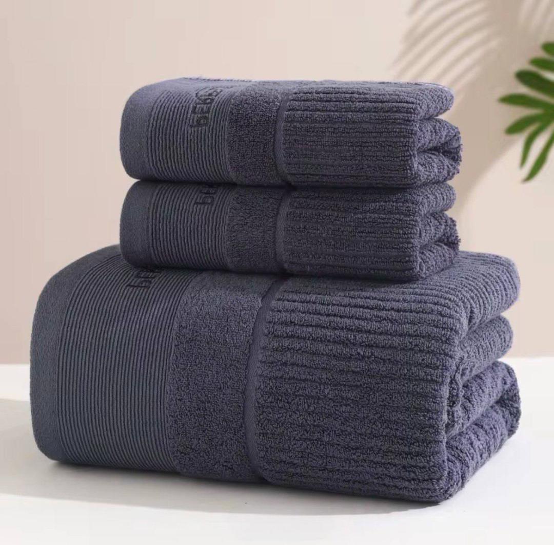 Набір рушників Perfect Style 3в1 Графітовий (NR3in1BathGraphitPerfect) - фото 1