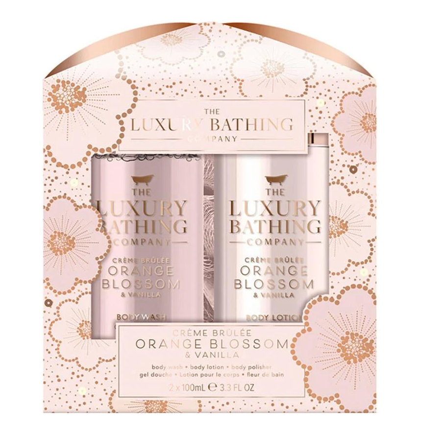 Набор для тела THE LUXURY BATHING Glamourous Glow CBV 2025 гель для душа 100 мл/лосьон для тела 100 мл/губка (61830)