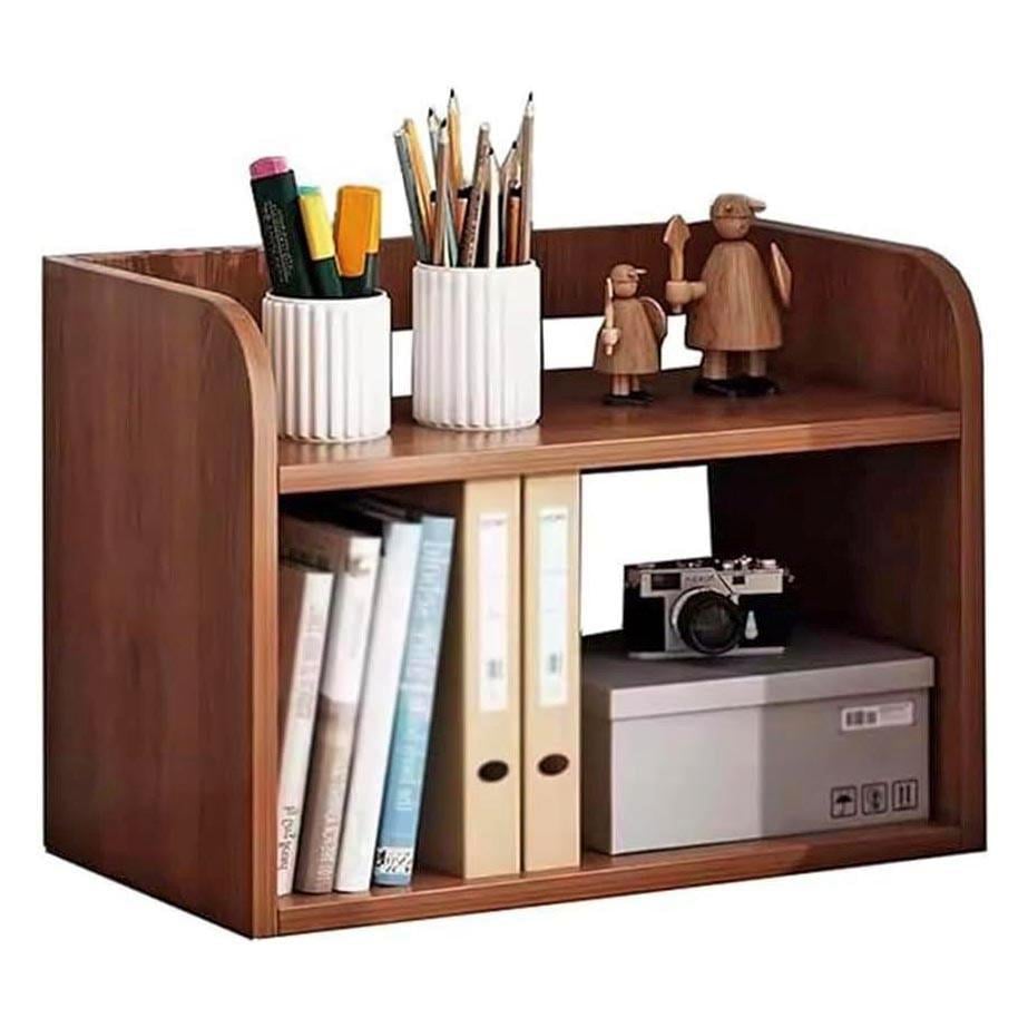 Полка книжная настольная из дерева Денвелис Шафран (КПА-006506) Полка книжная настольная из дерева Денвелис Шафран (КПА-006506)