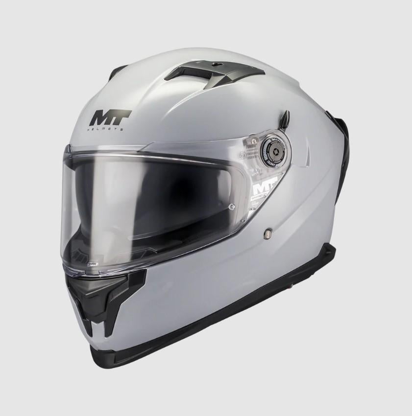 Мотошлем MT Braker SV PURE A12 M Gloss Grey (54012) Мотошлем MT Braker SV PURE A12 M Gloss Grey (54012)