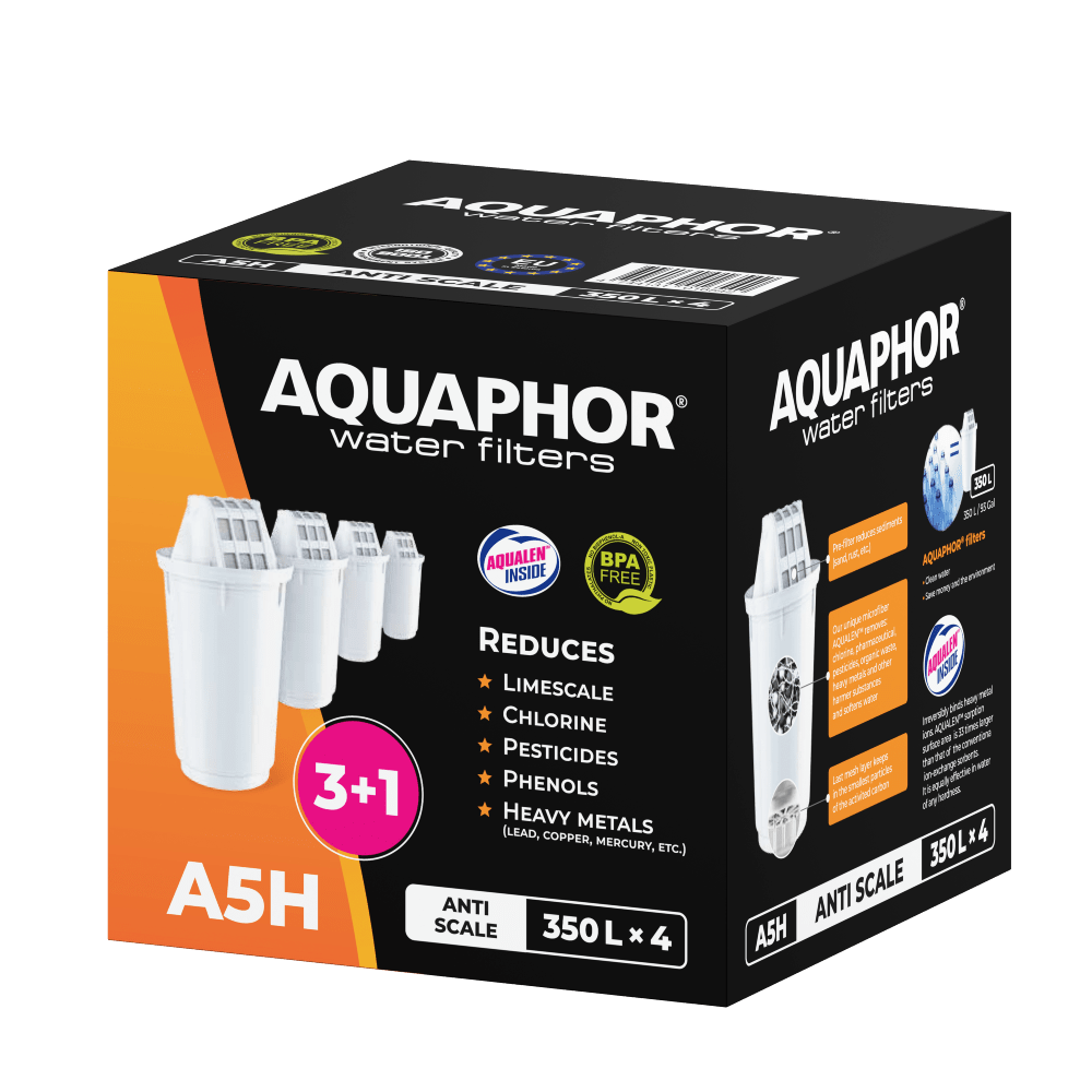 Комплект картриджей Аквафор А5Н Жесткость 4 шт. (55550052)