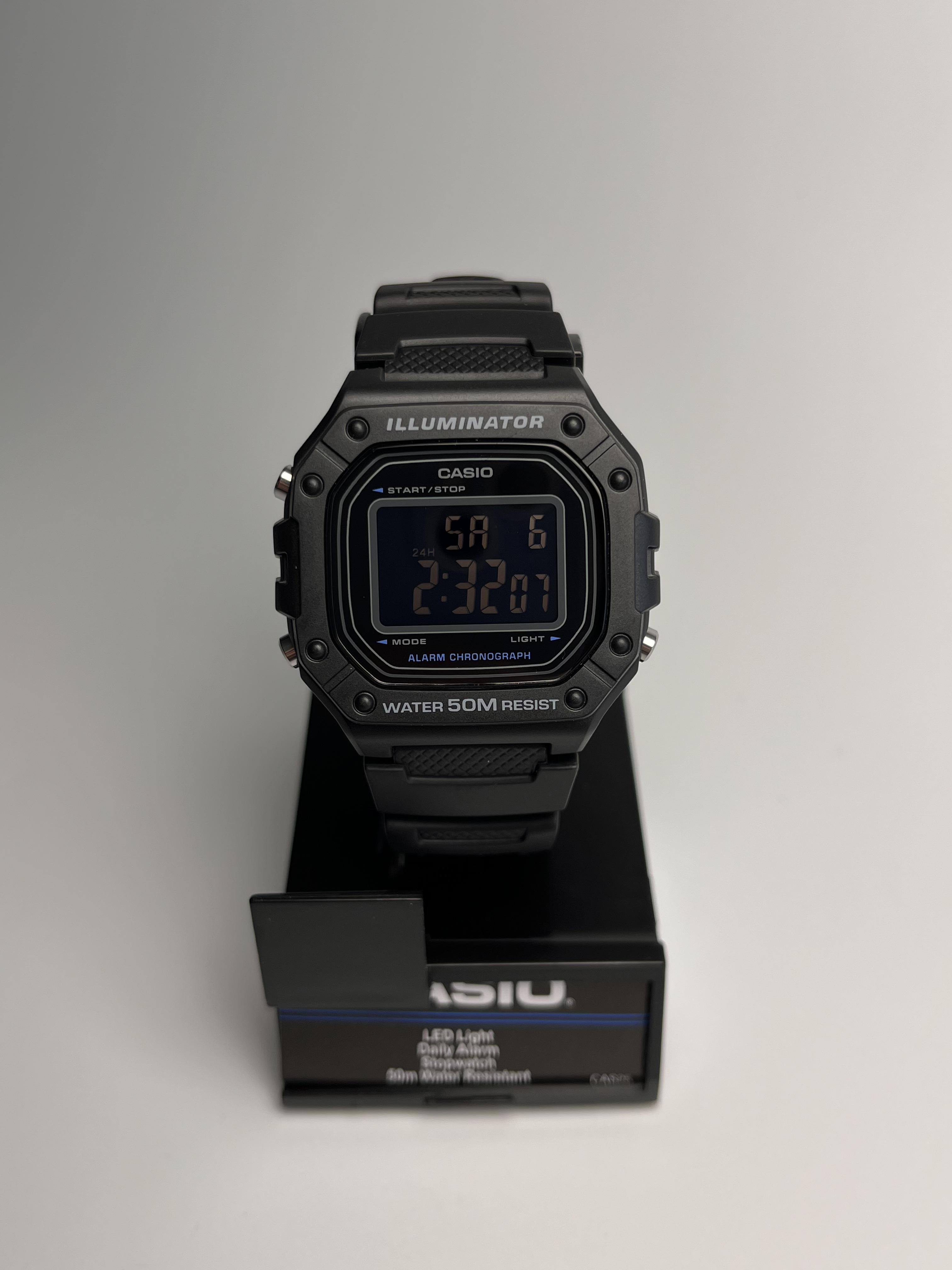 Наручные часы мужские Casio W-218H-1BVCF спортивные (21878754) - фото 2