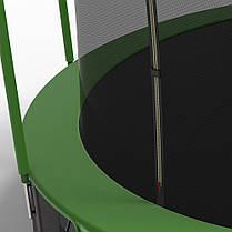 Батут FitToSky з внутрішньою сіткою та драбинкою 48 пружин 252 см Зелений - фото 5 Батут FitToSky з внутрішньою сіткою та драбинкою 48 пружин 252 см Зелений - фото 5