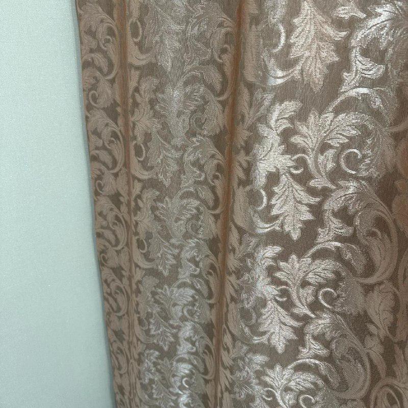 Шторы Севилья жаккардовые 1,5х2,7 м 2 шт. Пудровый - фото 10 Шторы Севилья жаккардовые 1,5х2,7 м 2 шт. Пудровый - фото 10