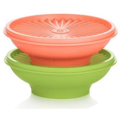 Чаша Tupperware 400 мл 2 шт. Помаранчевий/Зелений (21697336)