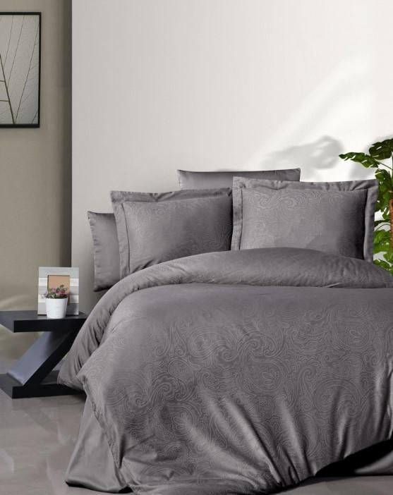 Постельное белье first choice Feodore quick жаккард евро Silver