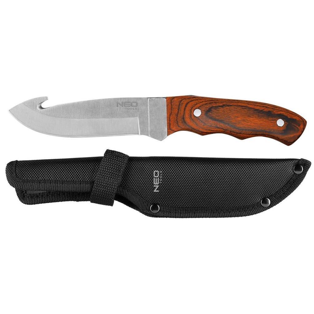 Ніж мисливський Neo Tools 240/130 мм 3Cr13 (63-116)