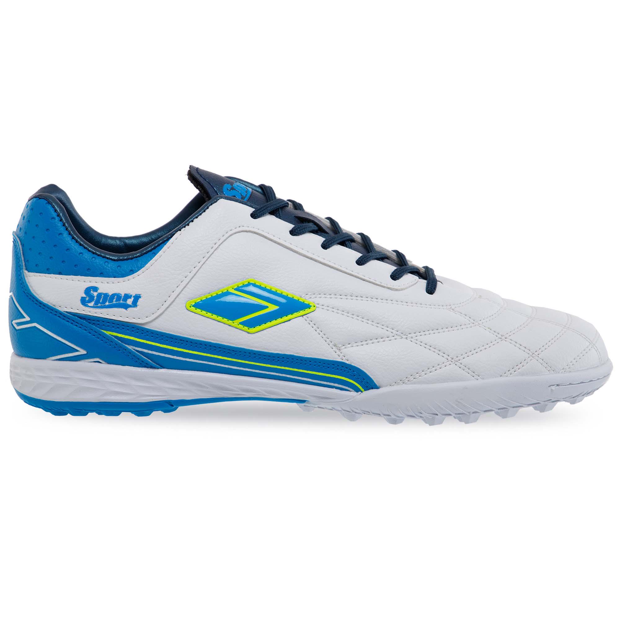 Сороконожки футбольные DIFFERENT SG-301038-3 р. 43 Белый/Синий (DR012126)