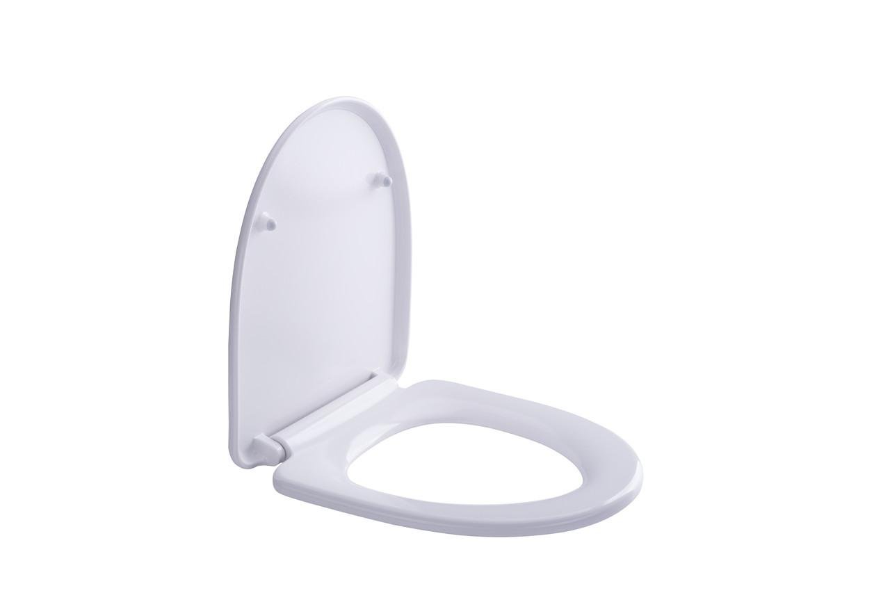 Сидіння для унітаза EUR TS-2585 дюропластове Soft Close з металевими кріпленнями Білий Сидіння для унітаза EUR TS-2585 дюропластове Soft Close з металевими кріпленнями Білий