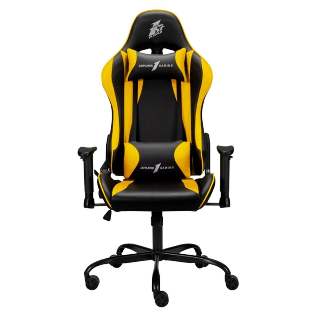 Геймерское кресло 1stPlayer S01 Black/Yellow