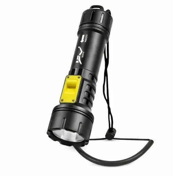 Фонарик подводный LED BL CB-D505 для дайвинга и плавания класс защиты IPX8 (10423)