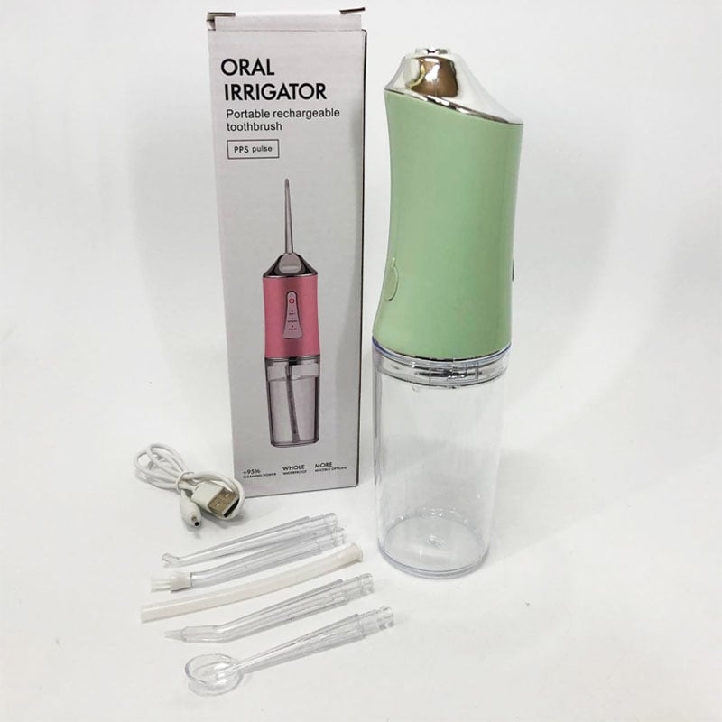 Іригатор Portable Oral Irrigator для зубів та порожнини рота Green (tf6837) - фото 10 Іригатор Portable Oral Irrigator для зубів та порожнини рота Green (tf6837) - фото 10
