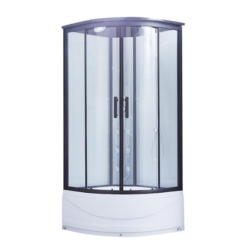 Гидромассажный бокс Lidz Majatek SBM100x100.BLA.HIGH.TR