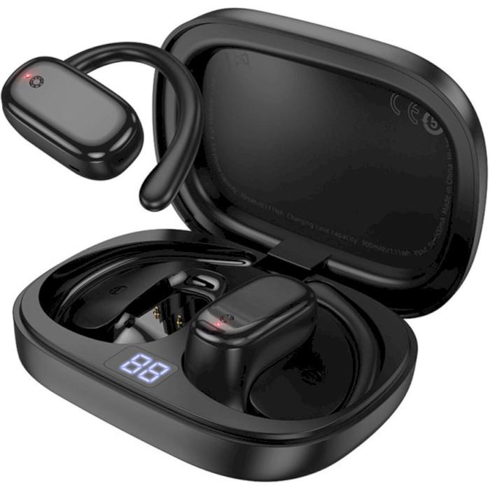 Навушники Borofone BW73 Lucky Open TrueWireless BT headset Black (6941991114830)