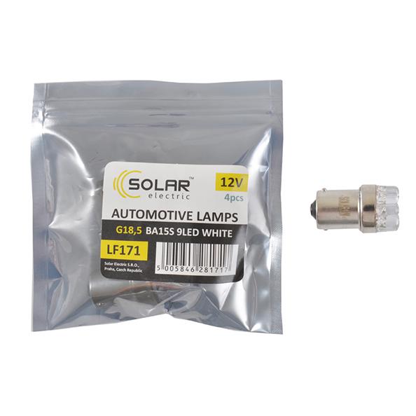 Автолампа LED Solar 12V G18,5 BA15s 9leds white 4 шт. (LF171_P)