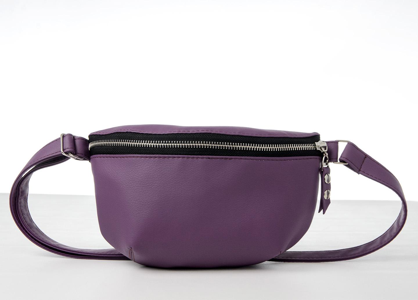 Сумка на пояс бананка Polo SQO Фиолетовый