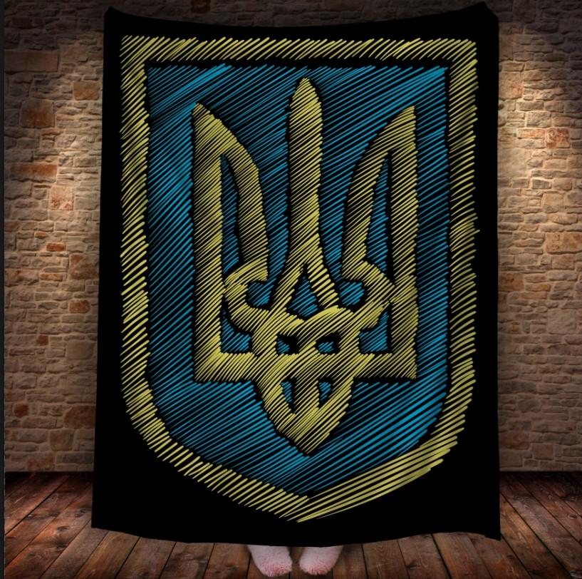 Плед с 3D принтом Украина 150х200 см (epi_1796)
