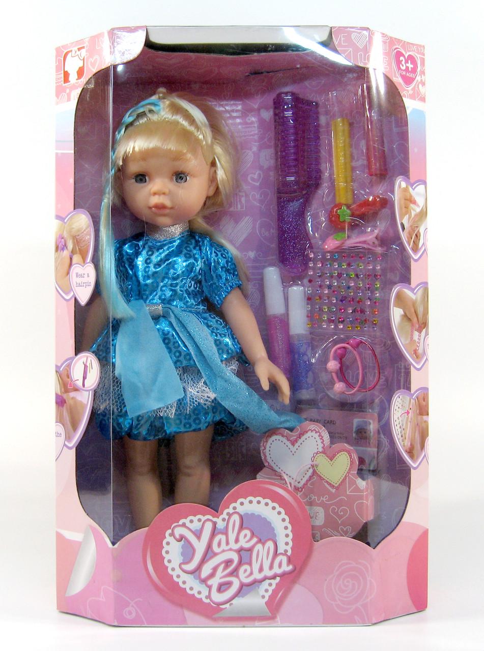 Кукла Yale Bella с красками/стразами и украшениями для волос