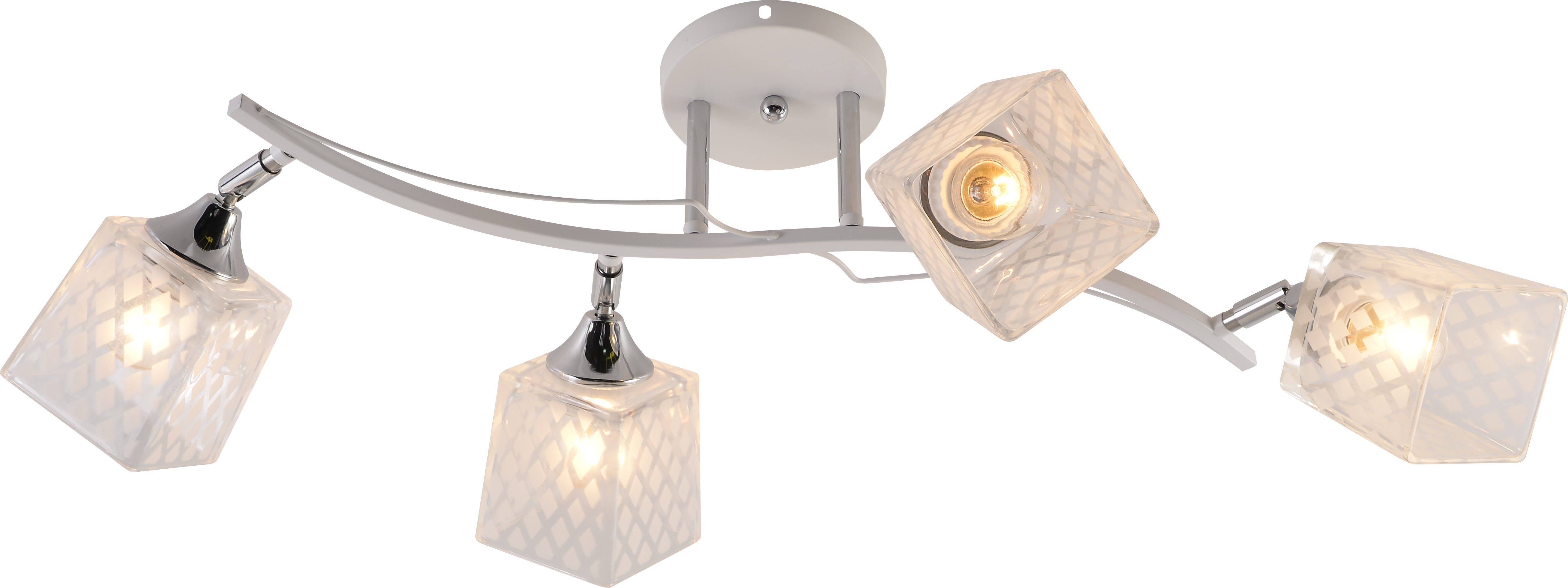 Люстра декоративная Interees IS XA1594-4 WH+CR