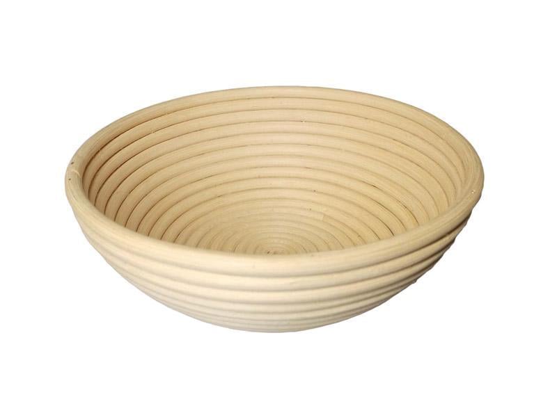 Кошик ротанговий для вистоювання хліба круглий 1 кг (3183)