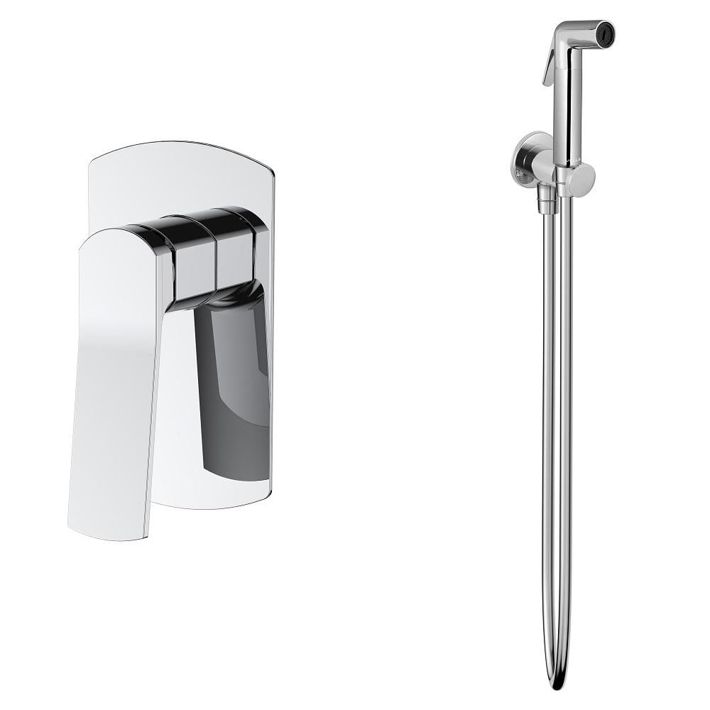Смеситель для гигиенического душа VOLLE SOLO скрыт SET20240402 Хром (227278)