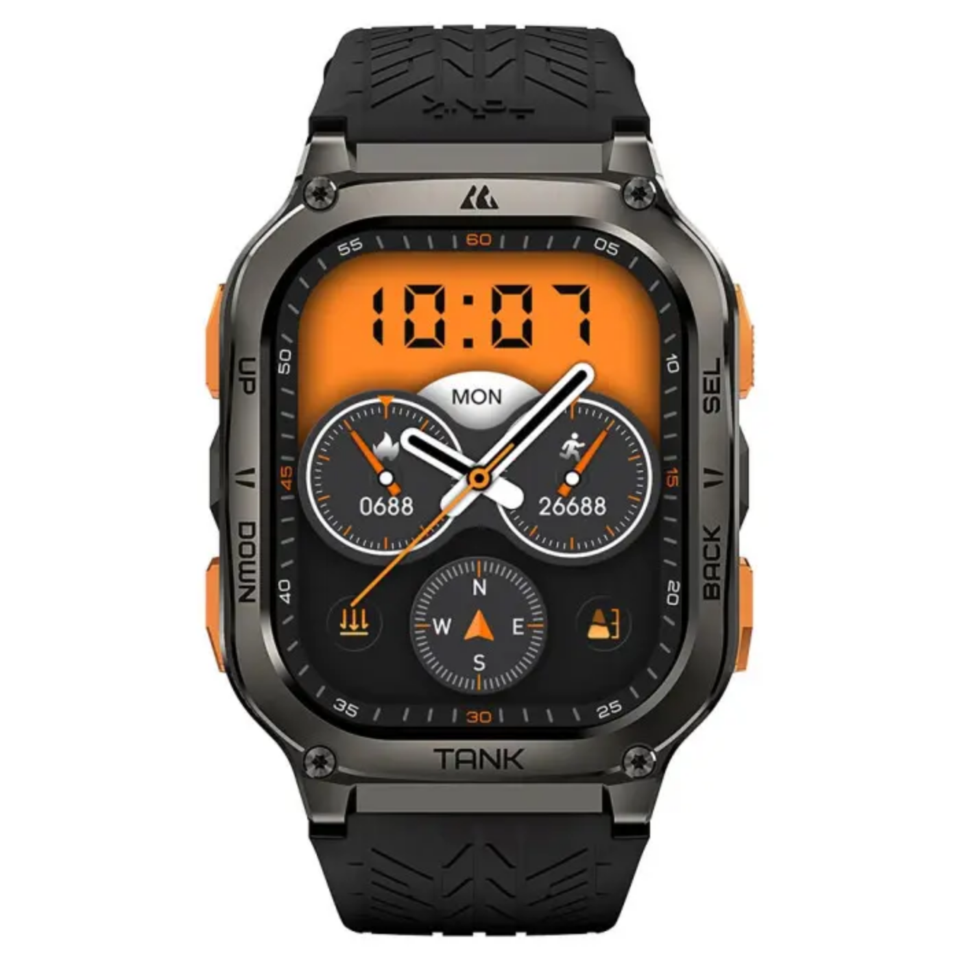Смарт-часы тактические Kospet Tank M3 Ultra Black — фото 4