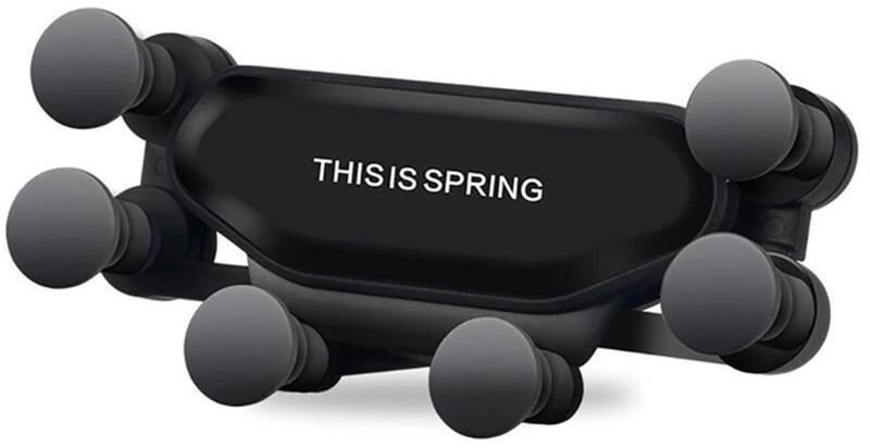 Держатель автомобильный для телефона iMount Spring гравитационный (14185)