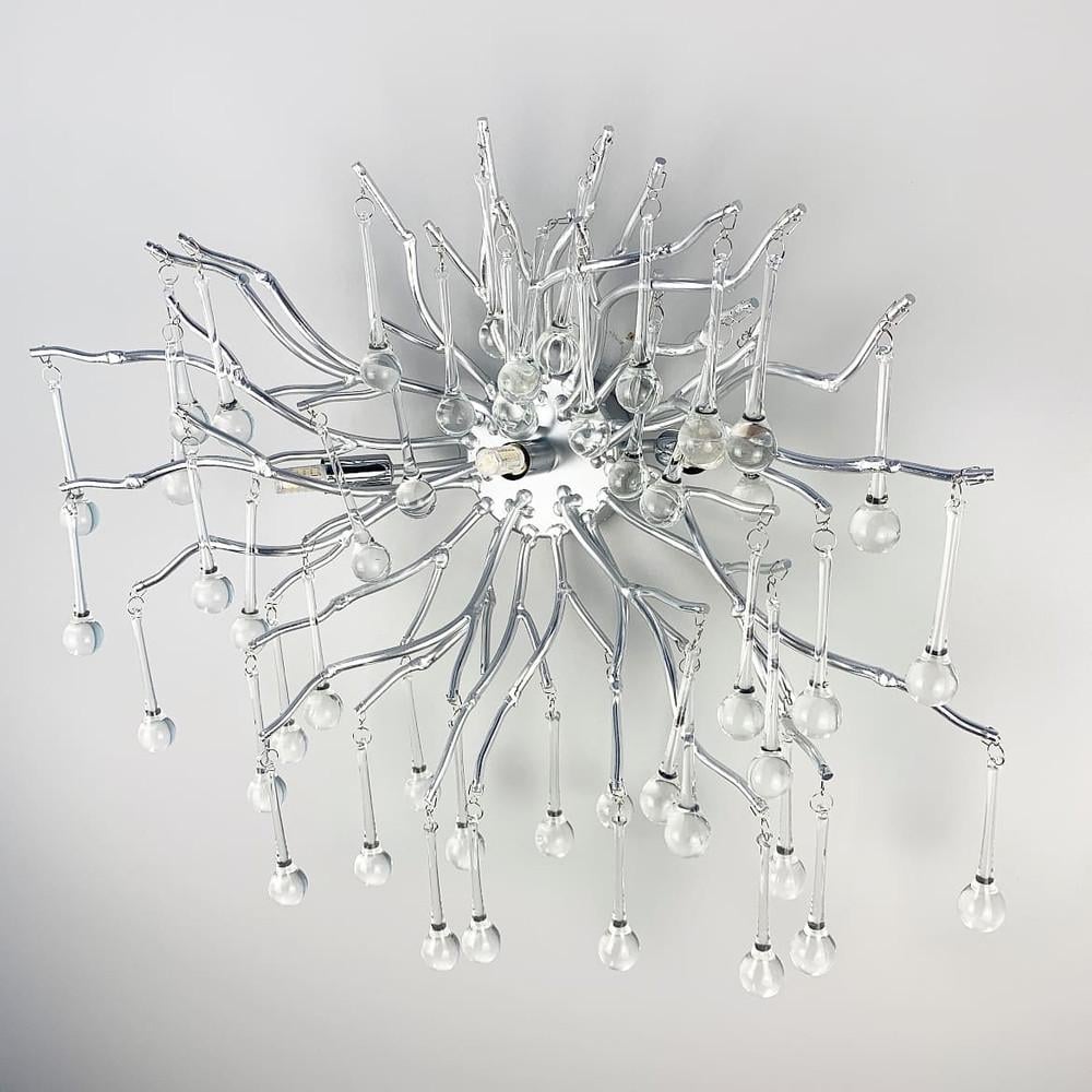 Бра изящное Хром (W 115B/3 CH+CL) Бра изящное Хром (W 115B/3 CH+CL)