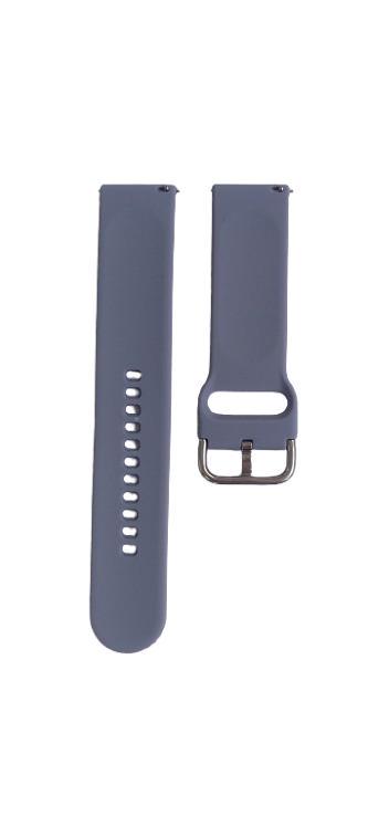 Ремешок для часов силиконовый 20х180 мм Lavander Grey (3190) - фото 2 Ремешок для часов силиконовый 20х180 мм Lavander Grey (3190) - фото 2
