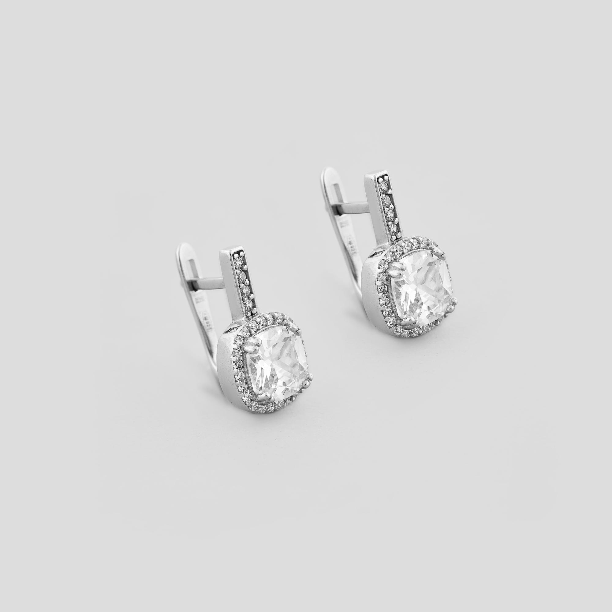 Серебряные серьги Minimal Флоренция (16327) Серебряные серьги Minimal Флоренция (16327)