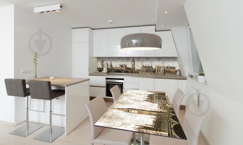 Наклейка вінілова на стіл Zatarga "Ретро Лондон" 650х1200 мм Z180582/1st