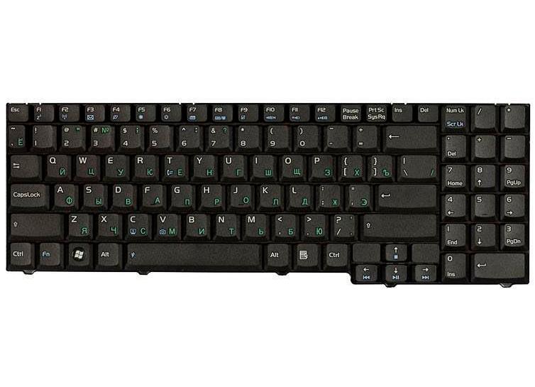 Клавиатура для ноутбука Asus M50/M70/X70/X71/G50 Black