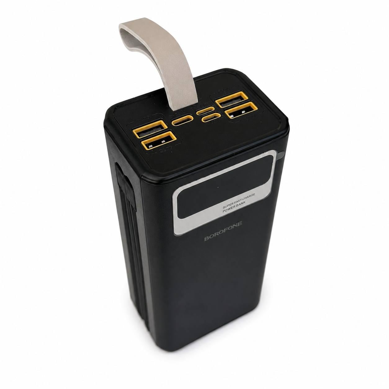 Повербанк Borofone DBT35A 40000 mAh с поддержкой QC3.0 22,5W/PD 20W/ и встроенными кабелями Черный (M1124) Повербанк Borofone DBT35A 40000 mAh с поддержкой QC3.0 22,5W/PD 20W/ и встроенными кабелями Черный (M1124)
