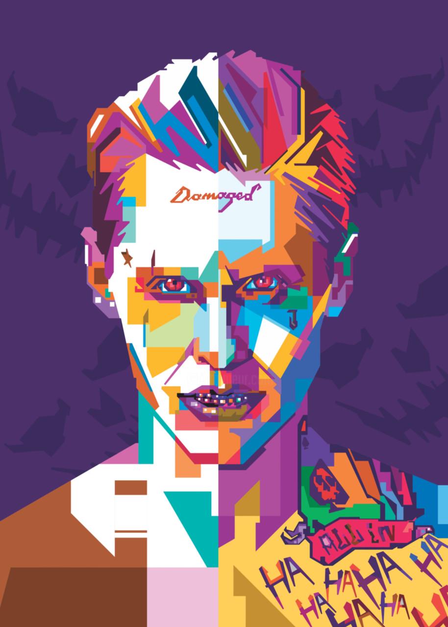 Картина постер Gee! Joker Джокер фан 40х60 см JK.09.077