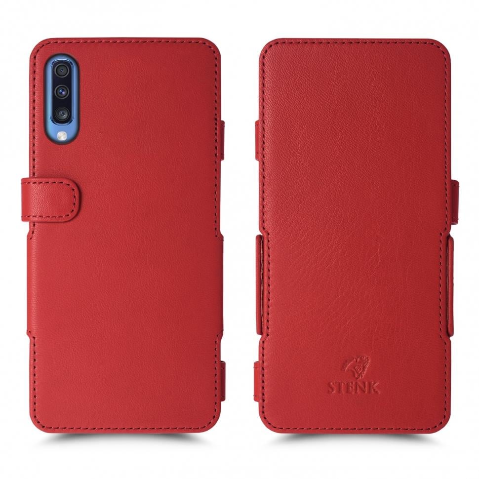 Чехол книжка Stenk Prime для Samsung Galaxy A70s Красный (66630)