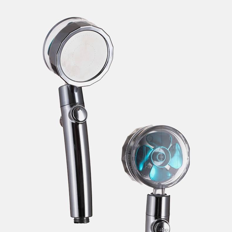 Лейка-насадка для душа с функцией стоп уникальным рисунком воды и вращением на 360° водосберегающая Лейка-насадка для душа с функцией стоп уникальным рисунком воды и вращением на 360° водосберегающая