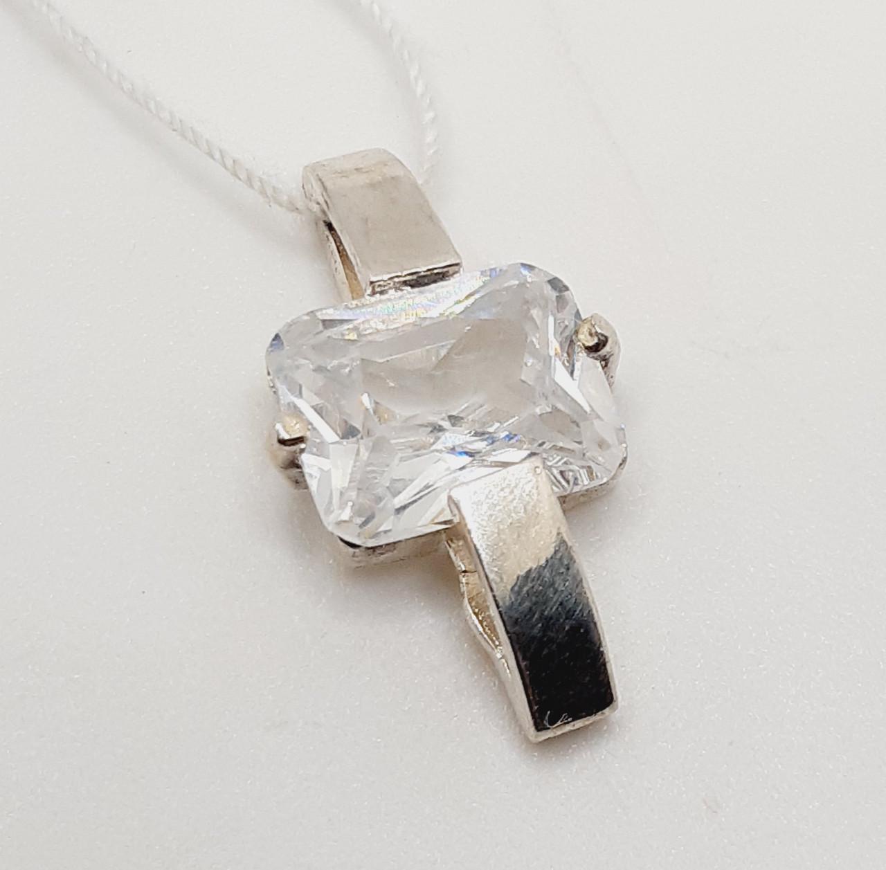 Подвеска серебро квадрат 925° 2,46 г (п-135)