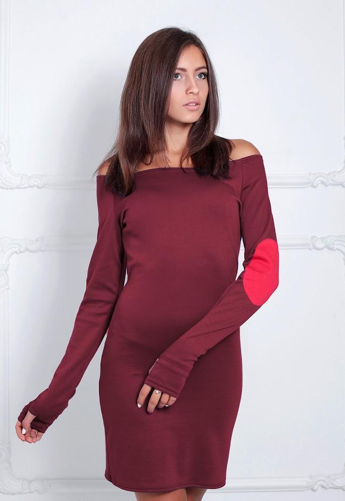 Сукня жіноча Podium Cordia 10364-BORDO XXL Бордовий
