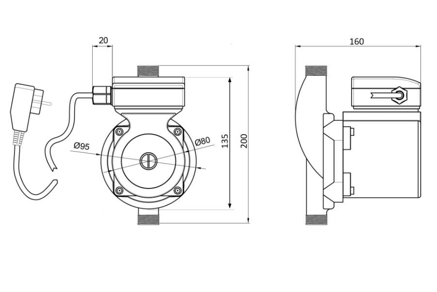 Насос для повышения давления Thermo Alliance LPS25-13Z (LPS2513Z) - фото 3 Насос для повышения давления Thermo Alliance LPS25-13Z (LPS2513Z) - фото 3
