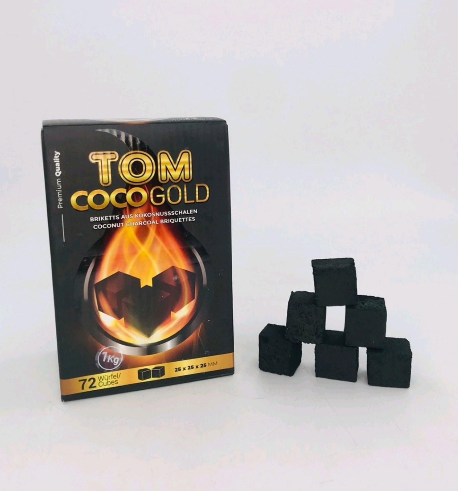 Вугілля кокосове Tom Coco Gold 20 кг 72 шт. (12208957)