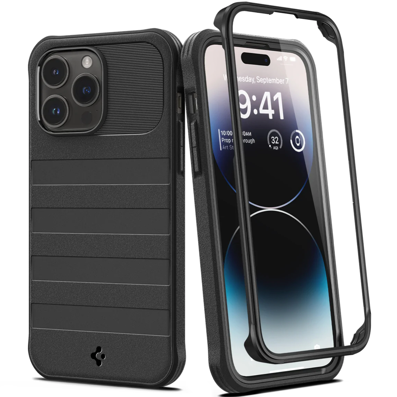 Чехол накладка Spigen Mag Armor MagSafe Case for iPhone 14 Pro, Black (ACS04989) - фото 2