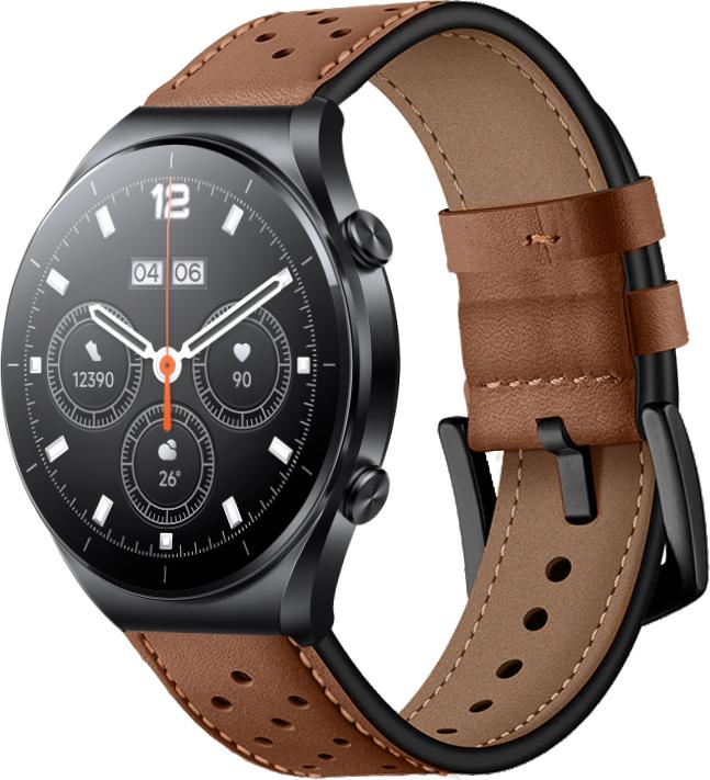 Ремінець шкіряний Classico для Xiaomi Watch S1 Light Brown (28940-45) Ремінець шкіряний Classico для Xiaomi Watch S1 Light Brown (28940-45)