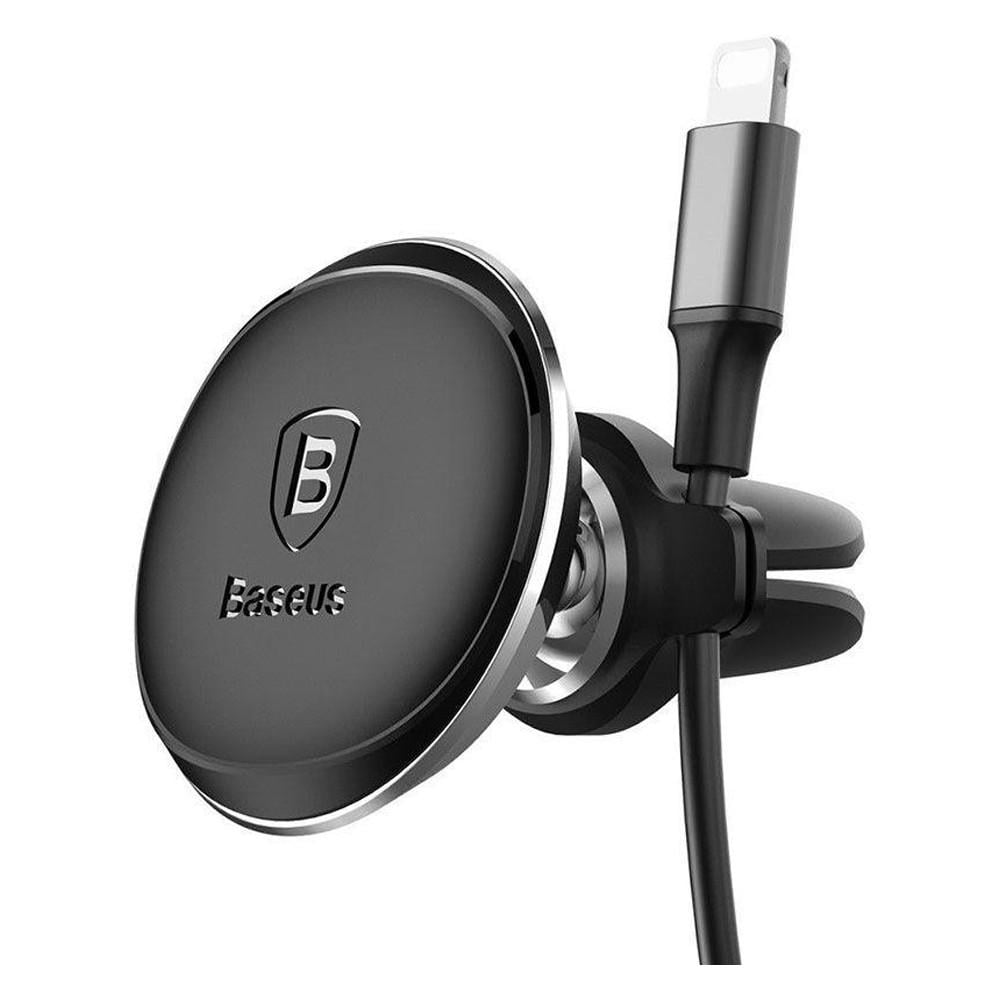 Автотримач магнітний Baseus Magnetic Air Vent Car Mount для телефону Сріблястий (SUGX-A0S) - фото 7